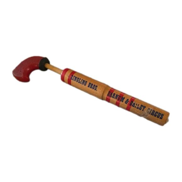 Vtg POP GUN Wood Ringling Bros Barnum & Bailey Souvenir Of The Circus 9" - Picture 5 of 11